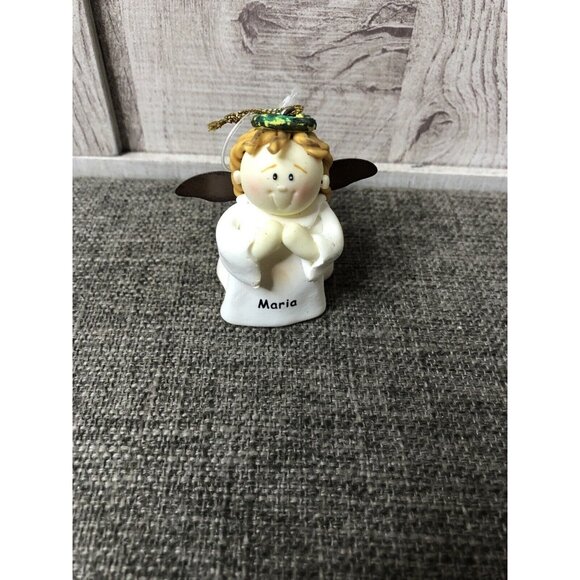 Encore Other - Encore Group Poly Angel Christmas Tree Ornament Personalized with Maria Name